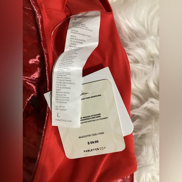 Fabletics orange top size large - Picture 8 of 8